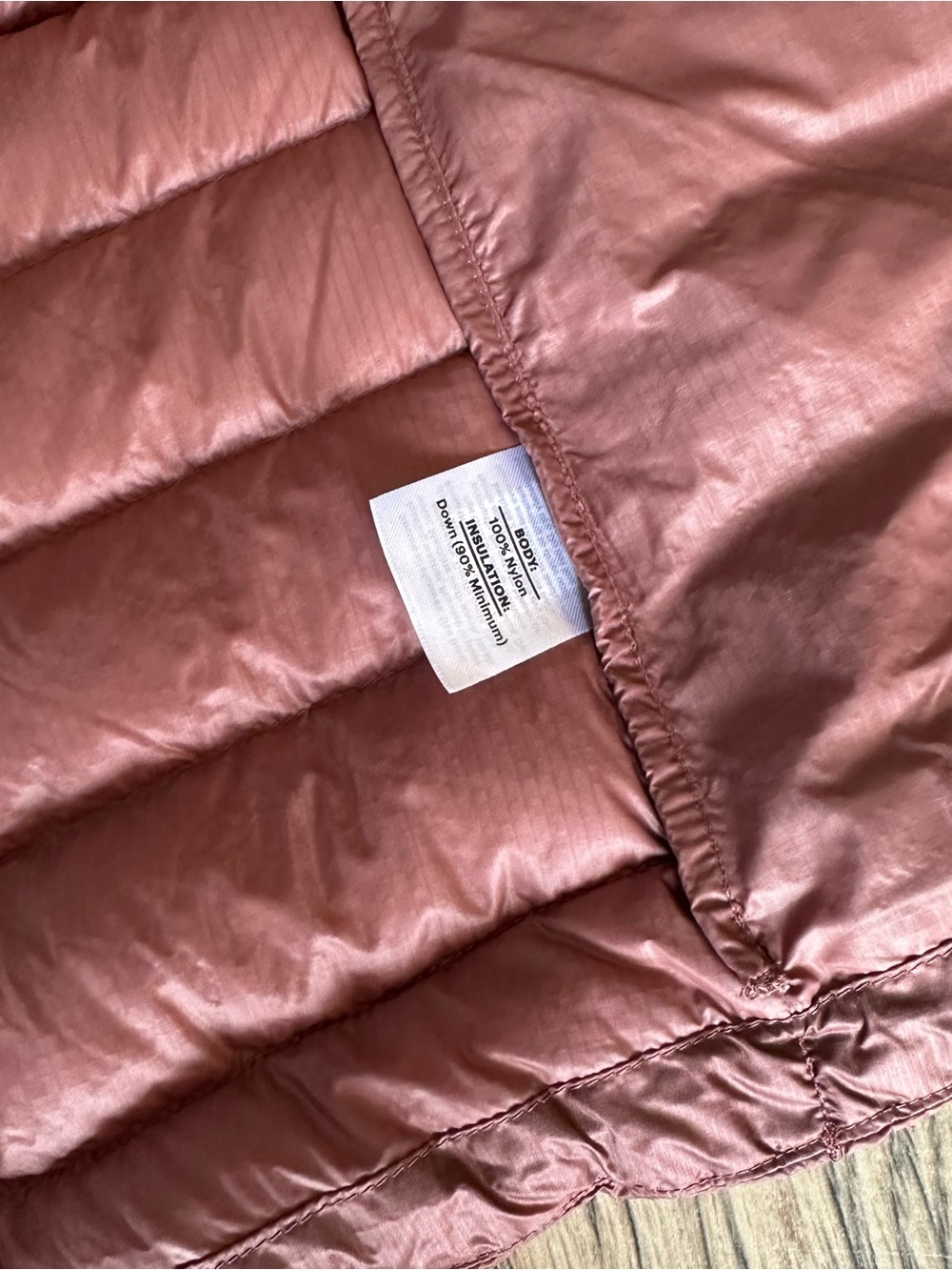 NWT REI Two-Tone Women's Hooded Puffy Jacket - Plum & Dusty Rose - Picture 6 of 6